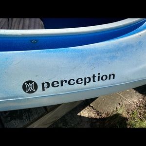 Perception Swifty 9.5 kayak with oar